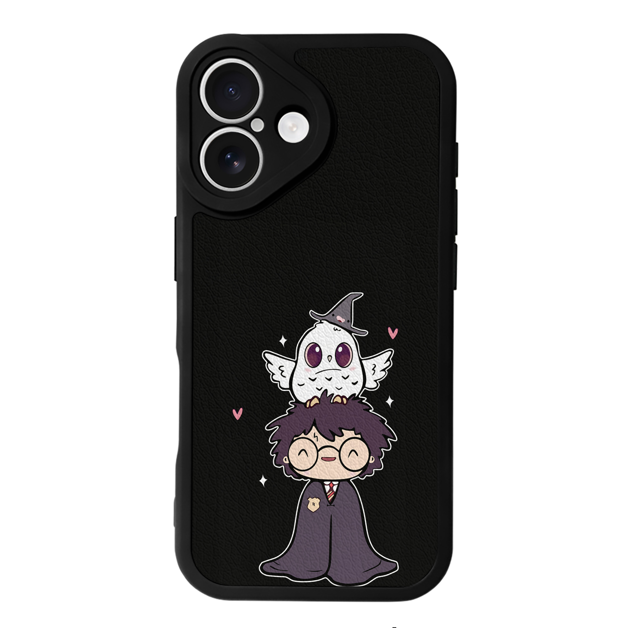 （画像用） Harry Potter ハリー・ポッターシリーズ 【iPhone 16シリーズ対応】シリコンスマホケース（レザー調） 材質：シリコン